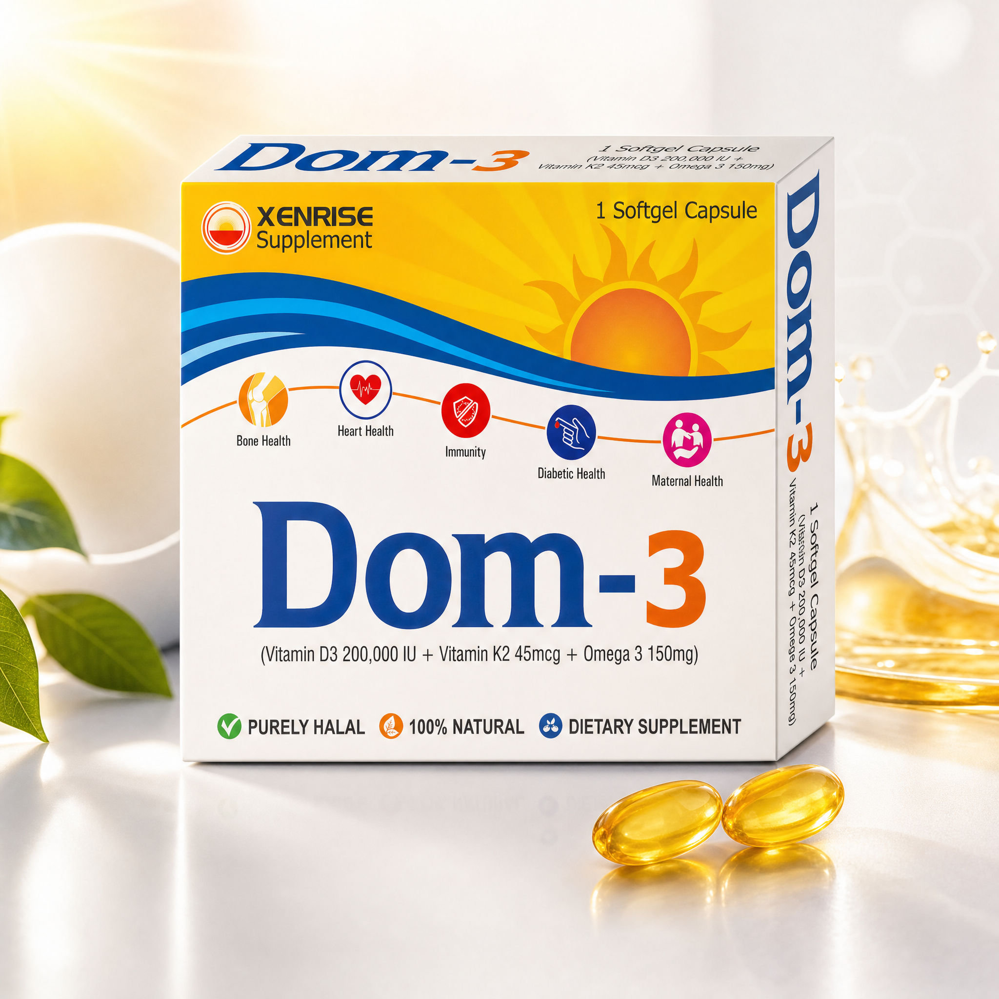 dom 3 softgel mock up Vitamin D3