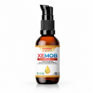 xemob 50ml serum mockup with pump cap 2